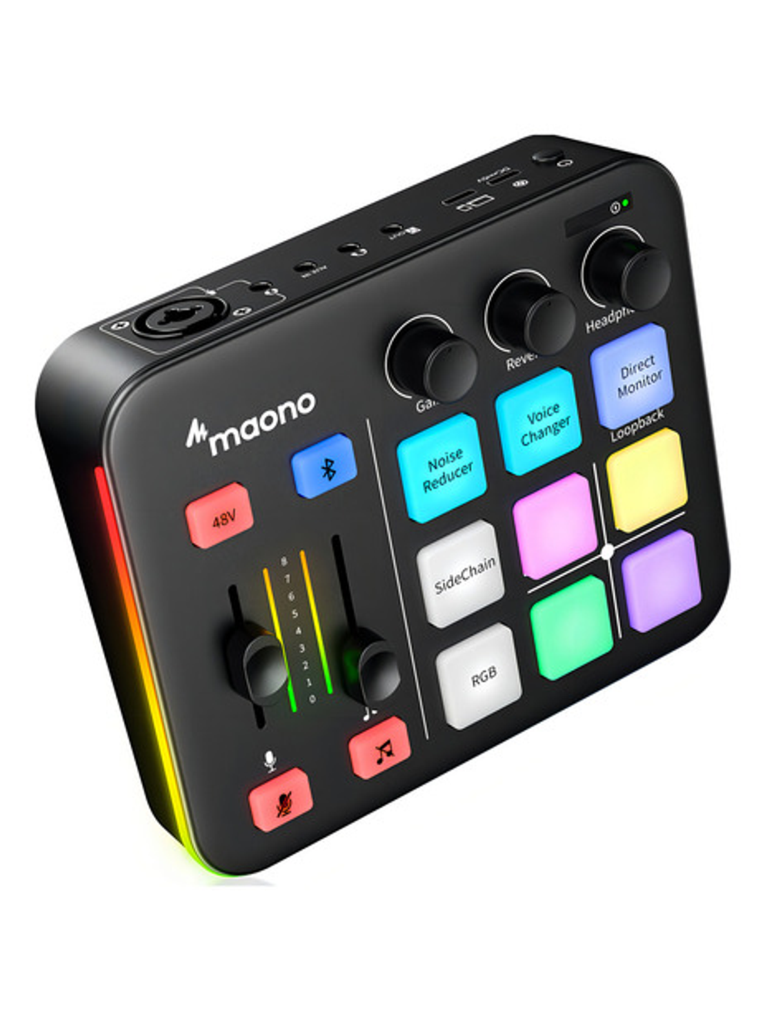 Mixer Audio Maono G1 Neo para Streamer USB+XLR 4