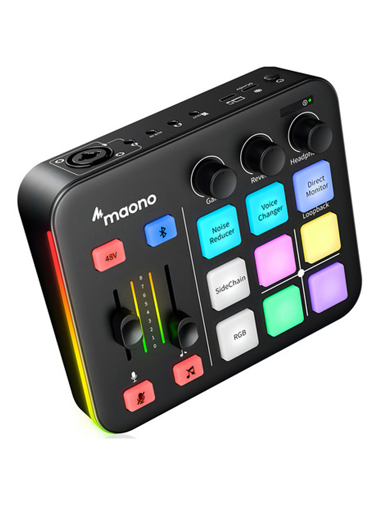 Mixer Audio Maono G1 Neo para Streamer USB+XLR 4