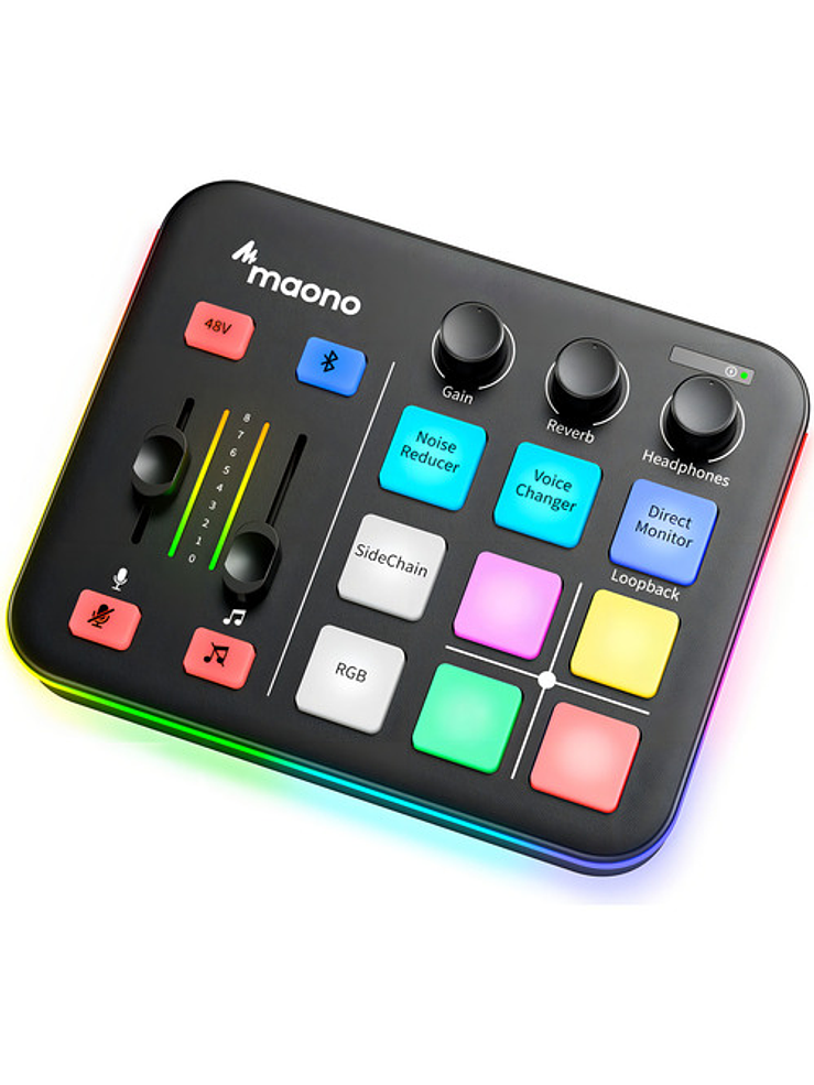 Mixer Audio Maono G1 Neo para Streamer USB+XLR 5