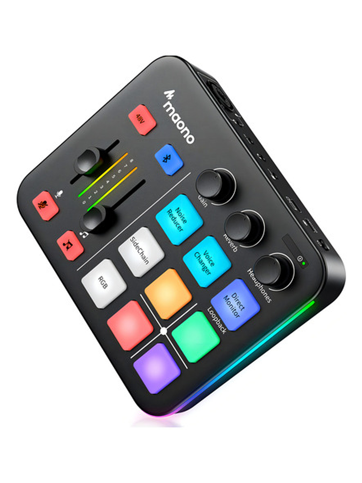 Mixer Audio Maono G1 Neo para Streamer USB+XLR 6