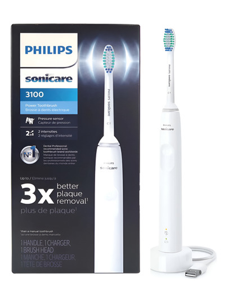 Cepillo Eléctrico Philips Sonicare 3100 + 3x Cabezales C2 2