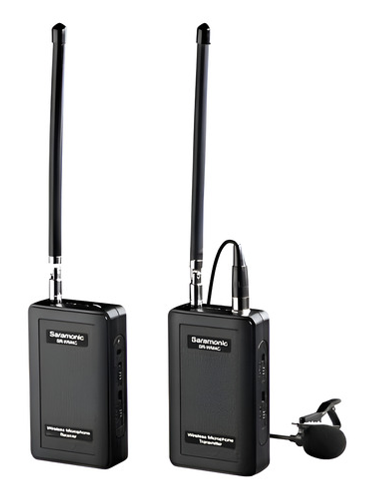 Micrófono Saramonic Inalámbrico Dinámico Omnidireccional Negro Sr-wm4c Lavalier 1