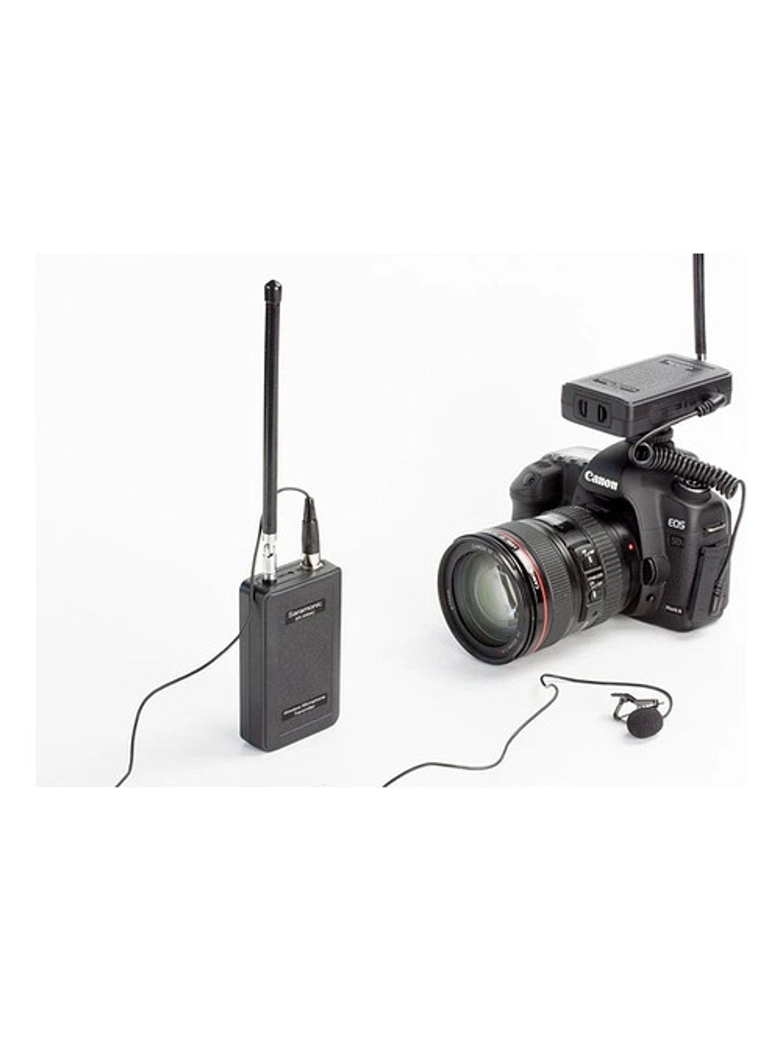 Micrófono Saramonic Inalámbrico Dinámico Omnidireccional Negro Sr-wm4c Lavalier 4