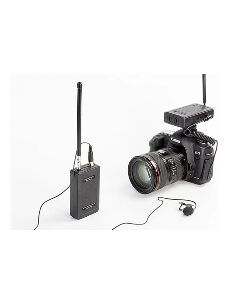 Micrófono Saramonic Inalámbrico Dinámico Omnidireccional Negro Sr-wm4c Lavalier 4