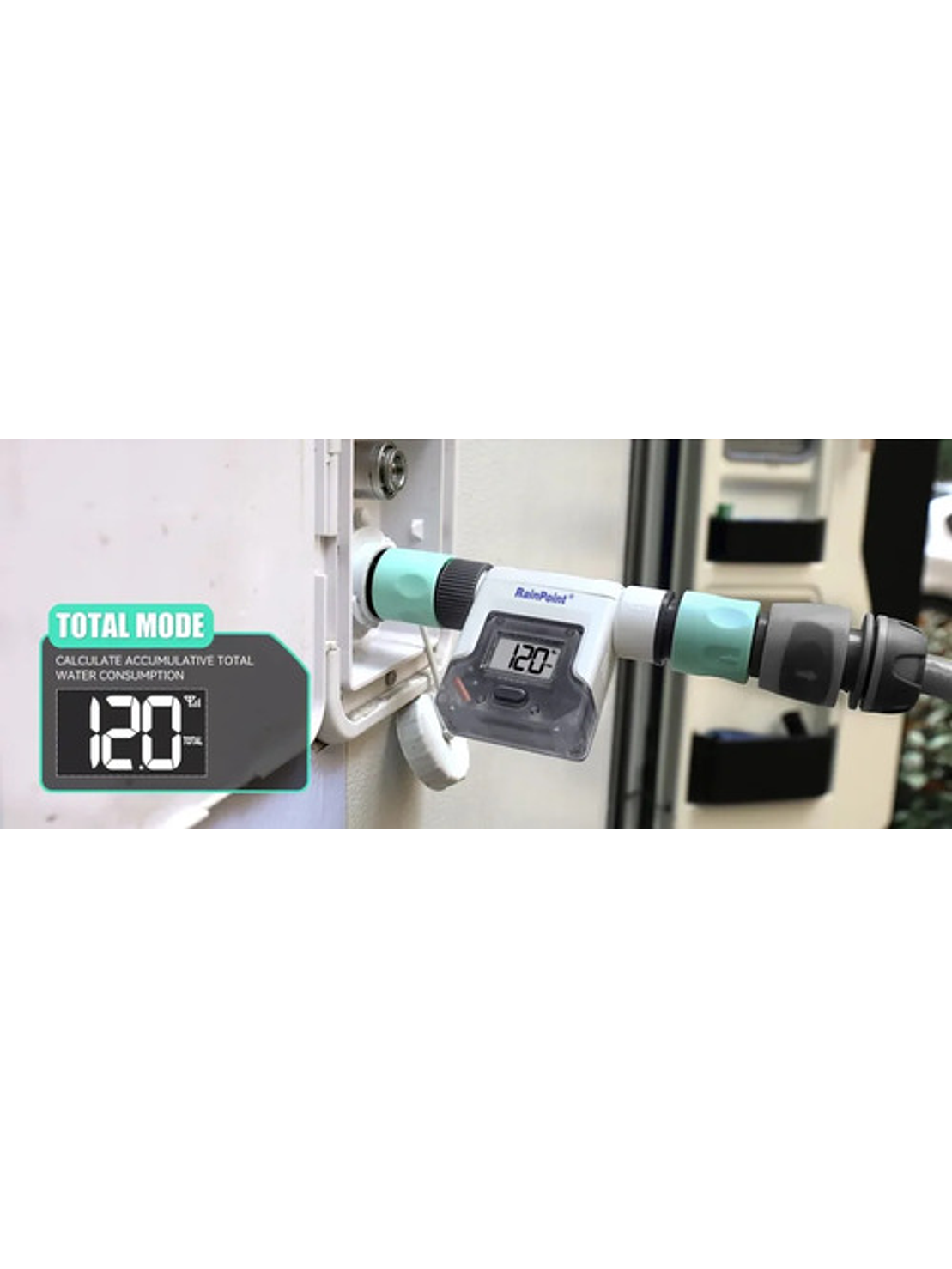 Kit de Riego Rainpoint de 2 Zonas con Sensores y Hub WiFi 5