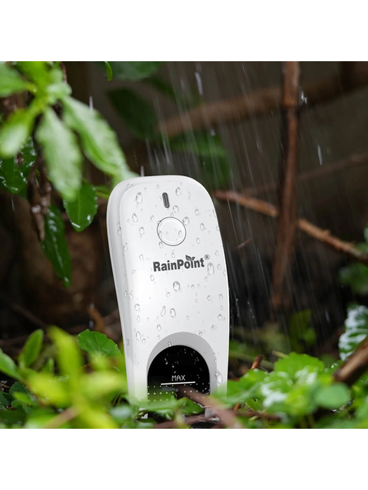 Kit de Riego Rainpoint de 2 Zonas con Sensores y Hub WiFi 7