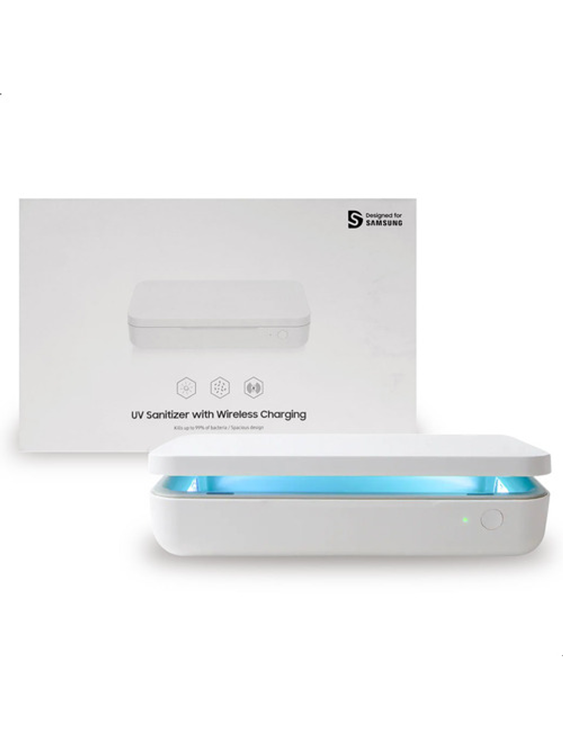 Samsung Cargador Inalámbrico 10w + Esterilizador Uv 1