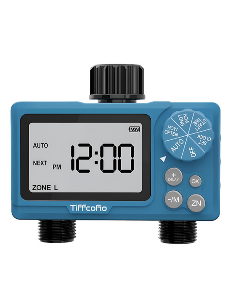 Programador De Riego Digital De 2 Zonas Automático 1