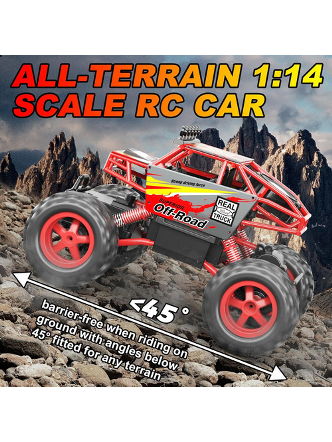 Vehículo Control Remoto Guokai 4wd Rc Rock Crawler 1:14 3