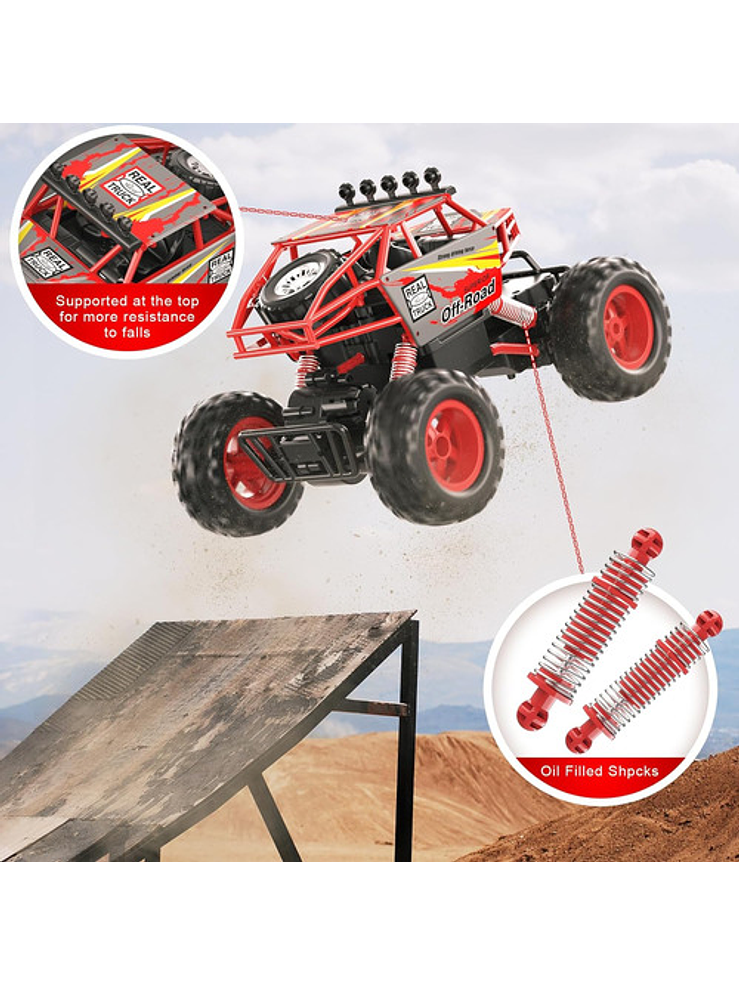Vehículo Control Remoto Guokai 4wd Rc Rock Crawler 1:14 5