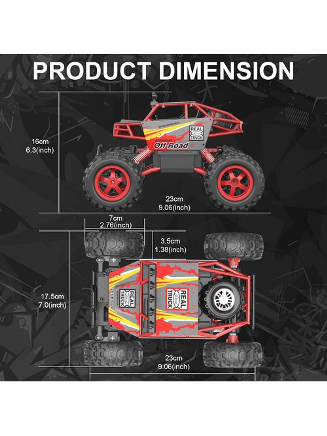 Vehículo Control Remoto Guokai 4wd Rc Rock Crawler 1:14 6