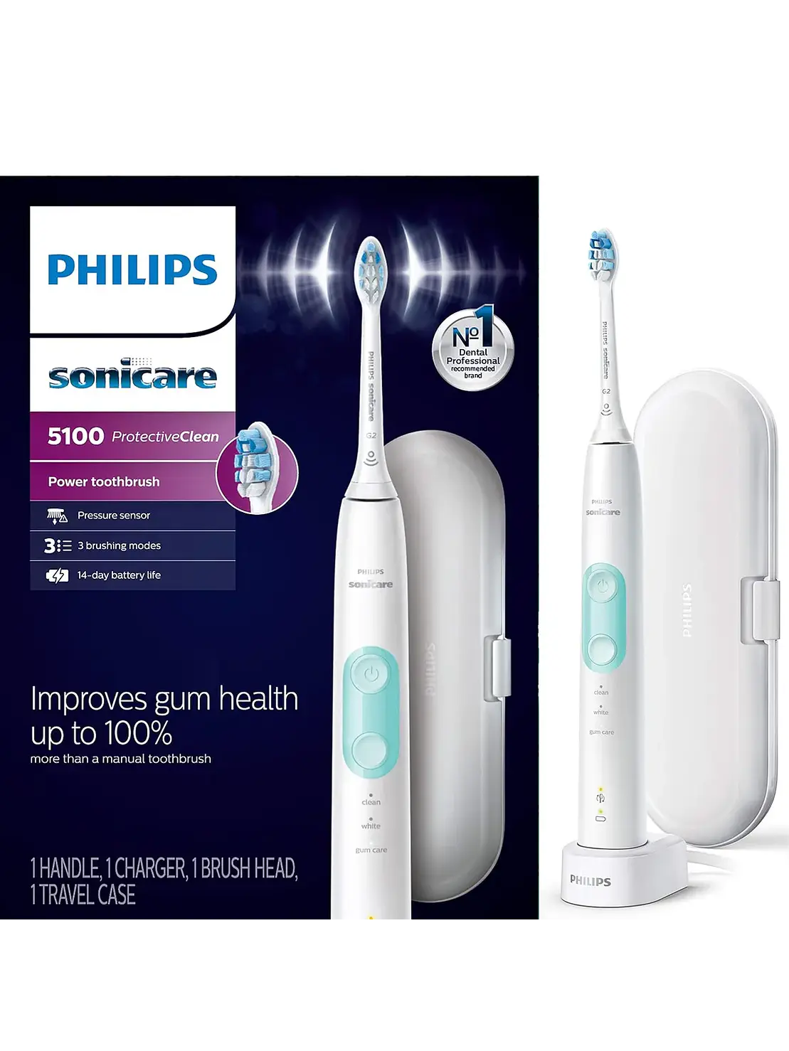 Cepillo de Dientes Eléctrico Philips Sonicare 5100 1