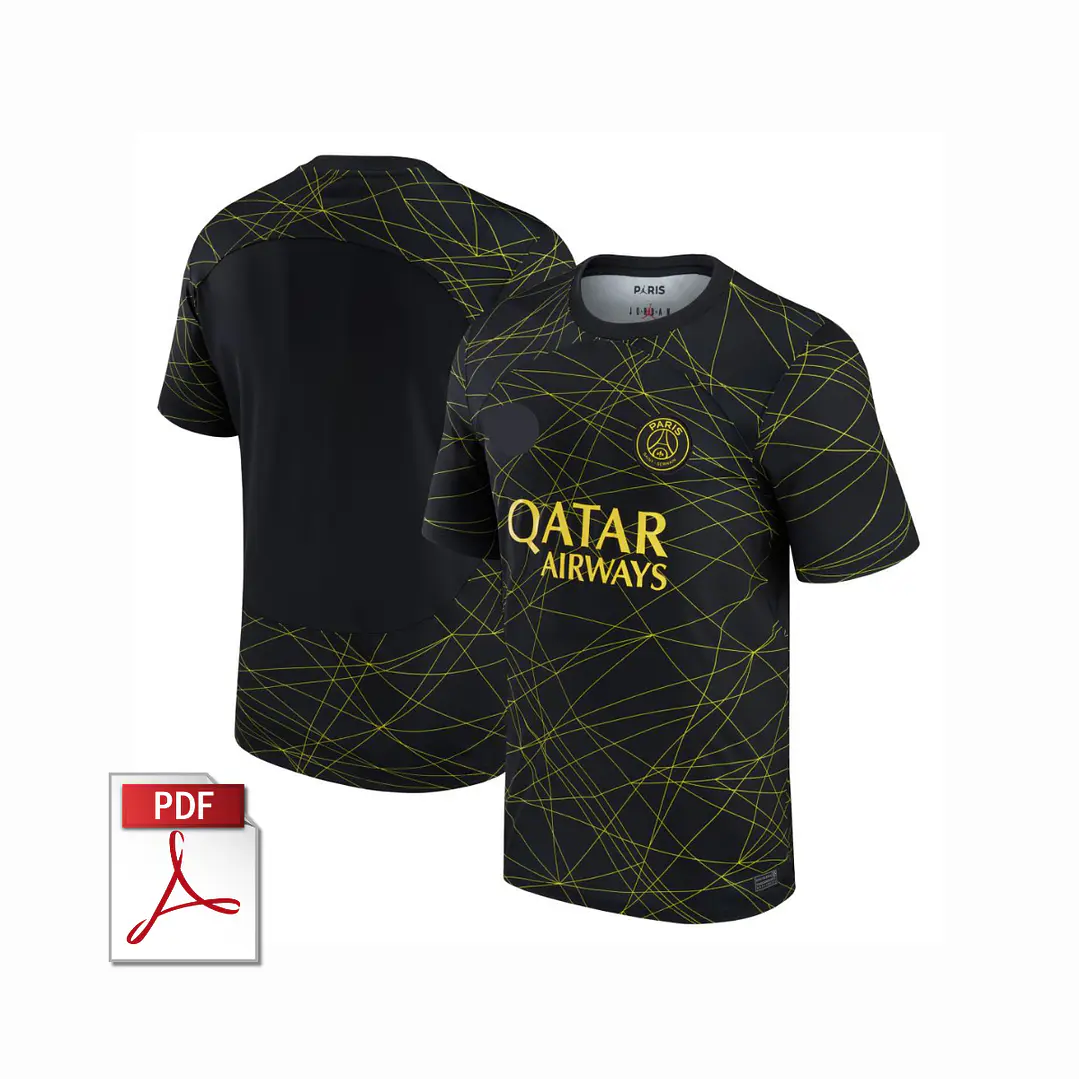 MOLDE DE CAMISETA FÚTBOL 01 | HOMBRE 1