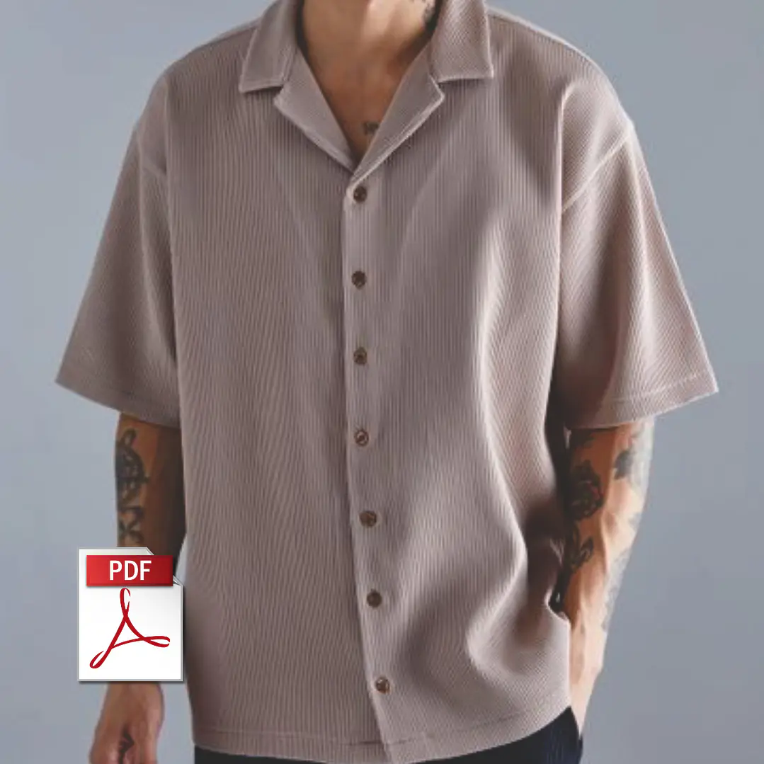 MOLDE DE CAMISA OVERSIZE 01 | HOMBRE 1