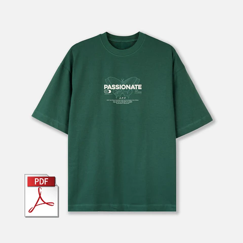 MOLDE DE PLAYERA OVERSIZE 01 | HOMBRE