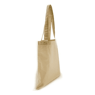 Bolsa Crea Plana Biodegradable 33x40 Estampar / Beige