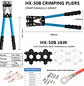 61p Crimpeadora Alicate Prensa Trinquete Terminal Cobre - Miniatura 7