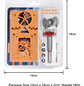 Guía Plantilla Bisagra Puerta + Forstner Destornillador - Miniatura 8