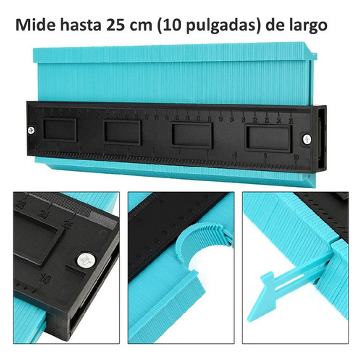 Extra-ancho Medidor Contorno Duplicador Forma Perfil 5