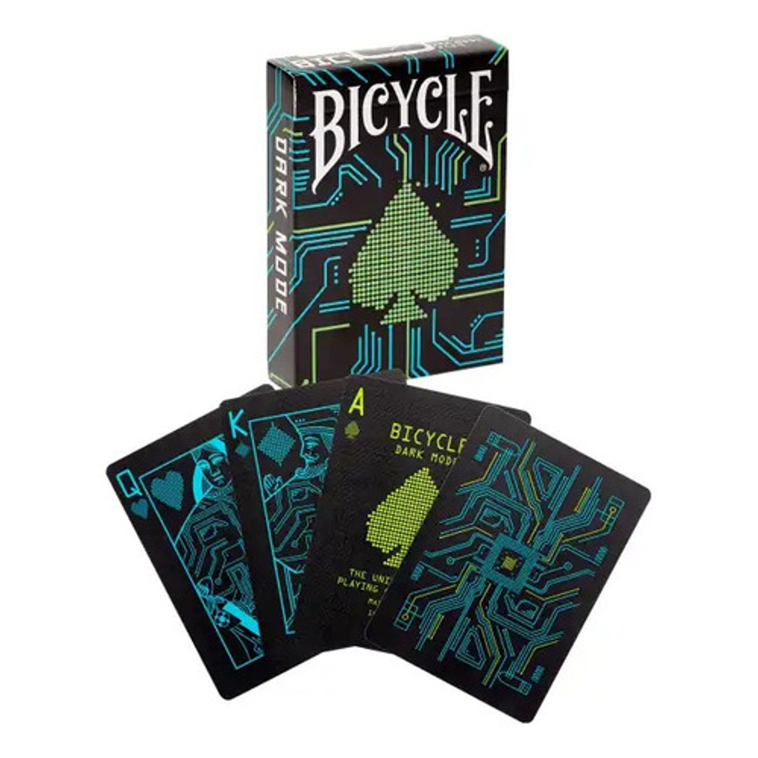 Naipes Bicycle Creatives Dark Mode Cartas Poker / Azul Acero 1