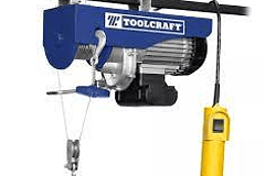 DIFERENCIAL ELECTRICA TOOLCRAFT 300/600 KG 1050W 1/4 HP REF. TC3415