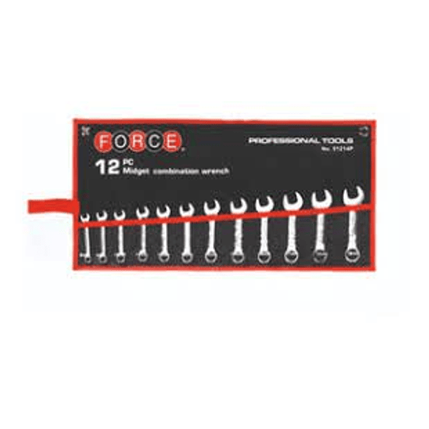 JGO LLAVES MIXTAS FORCE 12PCS 8-19MM MINI REF51214P