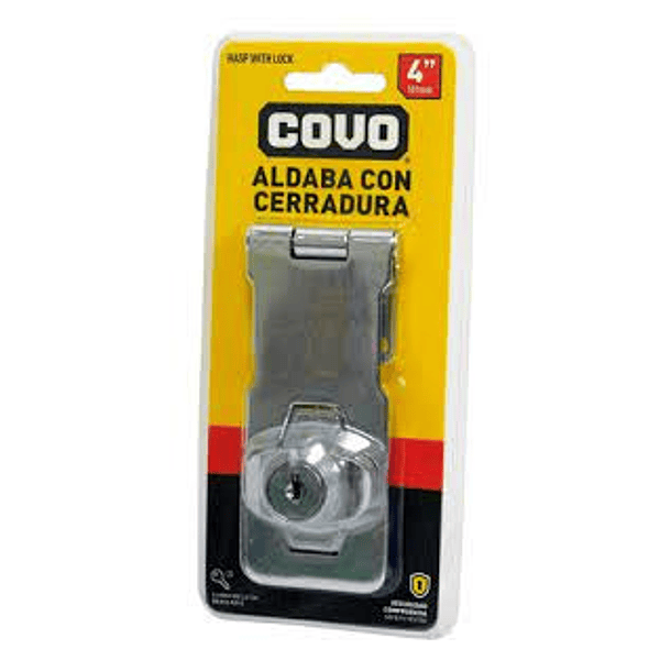 Cerradura Covo Aldaba 4 Cromada