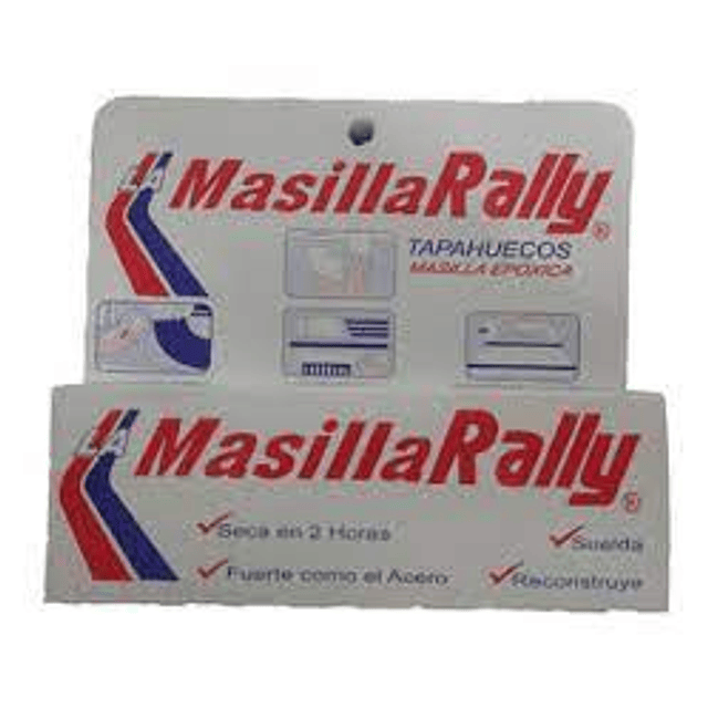 Masilla Rally Tipo Económica 50grms Docena
