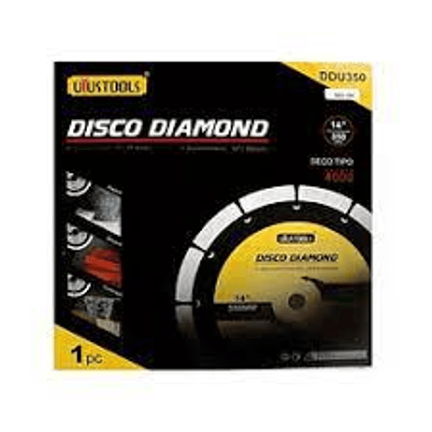 DISCO DIAMANTADO SEGMENTADO UYUSTOOLS 14 PUL DDU350 2