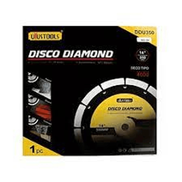 Disco Diamantado Segmentado Uyustools 14pulgadas Ddu350