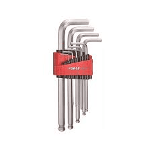 JGO LLAVES BRISTOL FORCE 9PCS 1.5-10MM T-BOLA LARGA 5093LB