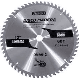 Disco Sierra Circular Uyustools 12 X 60 Dientes Dma612