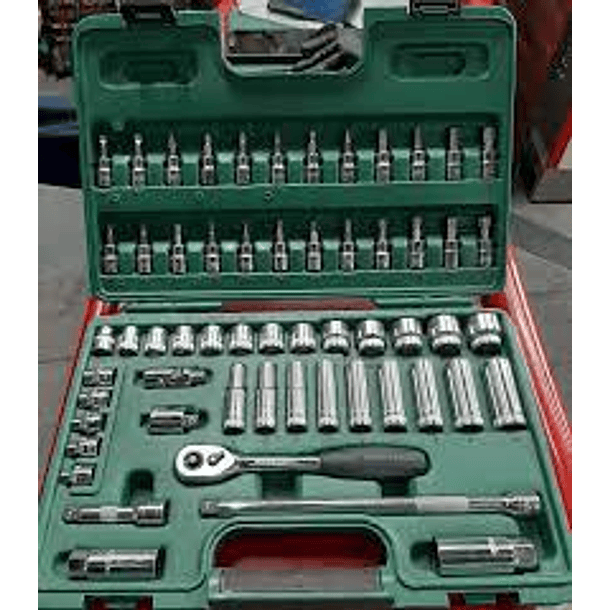 JGO COPAS CON PUNTA SATA 60 PZAS CUAD 3/8 6PT ST09004SJ