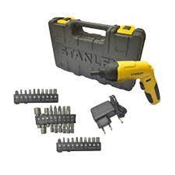 Atornillador Stanley 4v+puntas Scs4k-b3