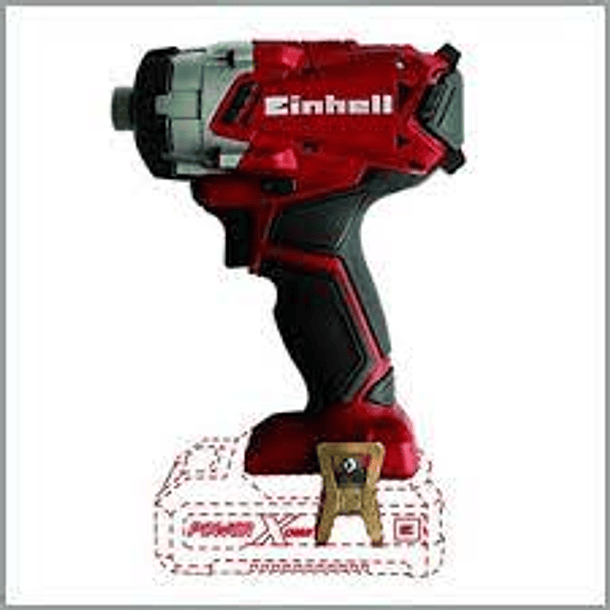 Atornillador Einhell  Inalambrico 1/4  + 3.0ah +estuche Te-c