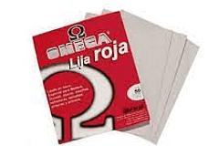 Lija 80 Omega Roja  Caja Por 50 Und