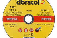 Disco Abracol 7 X 1/16 X 7/8 Metal