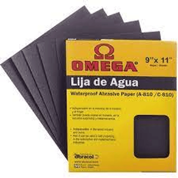 Lija 80 Omega Negra