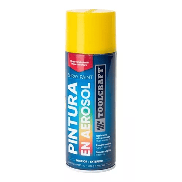 AEROSOL TOOLCRAFT AMARIILO OCRE TC166