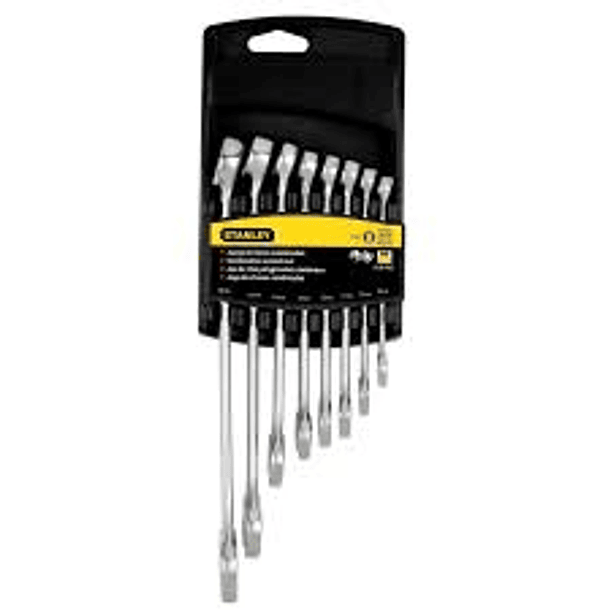 Jgo Llaves Mixtas Stanley 8 - 19 8 Pzas 88855