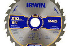 Disco Sierra Circular 8  1/4 X 24 Irwin 15180