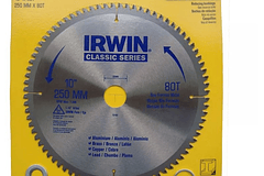 Disco Sierra Circular Irwin 10 X 80 Aluminio 15199