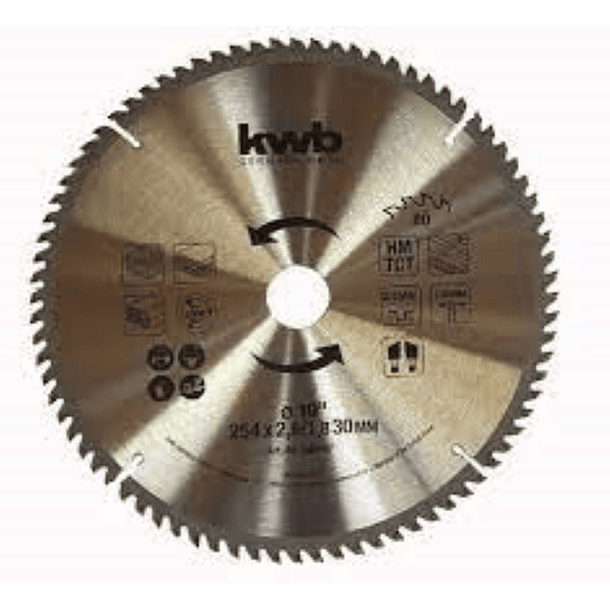 DISCO KWB P/INGLETEADORA Y SIERRA MESA 10