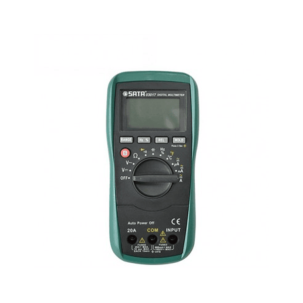 MULTIMETRO SATA DIGITAL CON MEDICIÓN DE TEMPERATURA SC03017