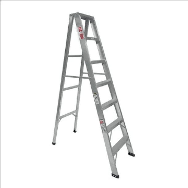 ESCALERA ALUMINIO 7 PASOS T/TIJERA LIVIANA 9201010070