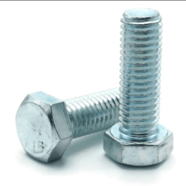 TORNILLO HEX GRADO 2 ZINC 5/16
