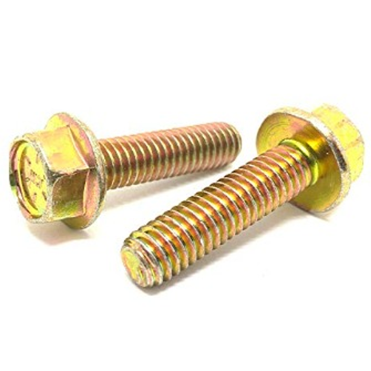 (50) Bulloni A Flangia Esagonali Seghettati Grado 5/16-18x3/4 E (50) Dado A Flangia Serr 5/16-18 - Foto 3