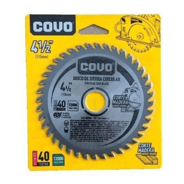 DISCO SIERRA CIRCULAR COVO 40 D 4 1/2