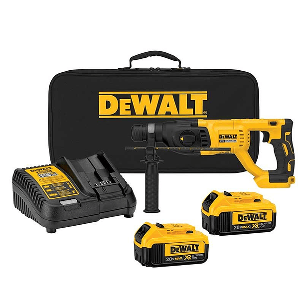 TALADRO ROTOMARTILLO DEWALT 20V MAX SDS-PLUS 2.6JOULES DCH133M2-B3