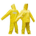 IMPERMEABLE AMARILLO T-M CAL18 C/REFLECTIVO CIERRE VELCRO Y CREMALLERA 1